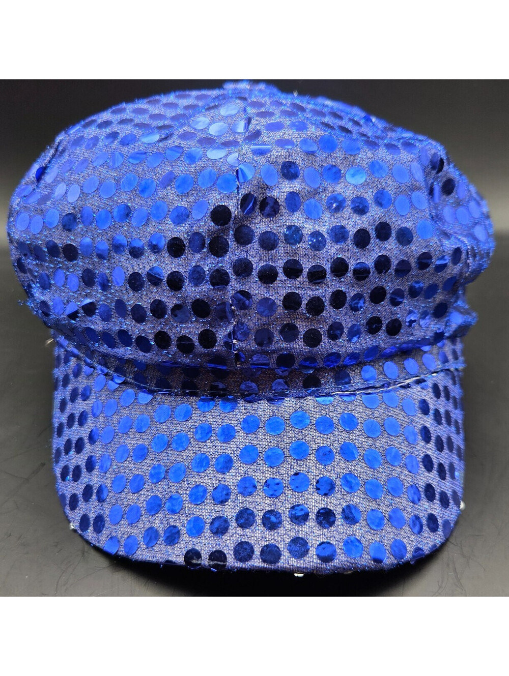 Beauties Blue Sequined Women's Ballcap Pre-Owned Very Clean One Owner